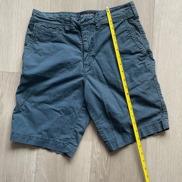 American Eagle Extreme Flex Classic Mens Size 28 Gray Stretch Chino Shorts - Picture 7 of 8